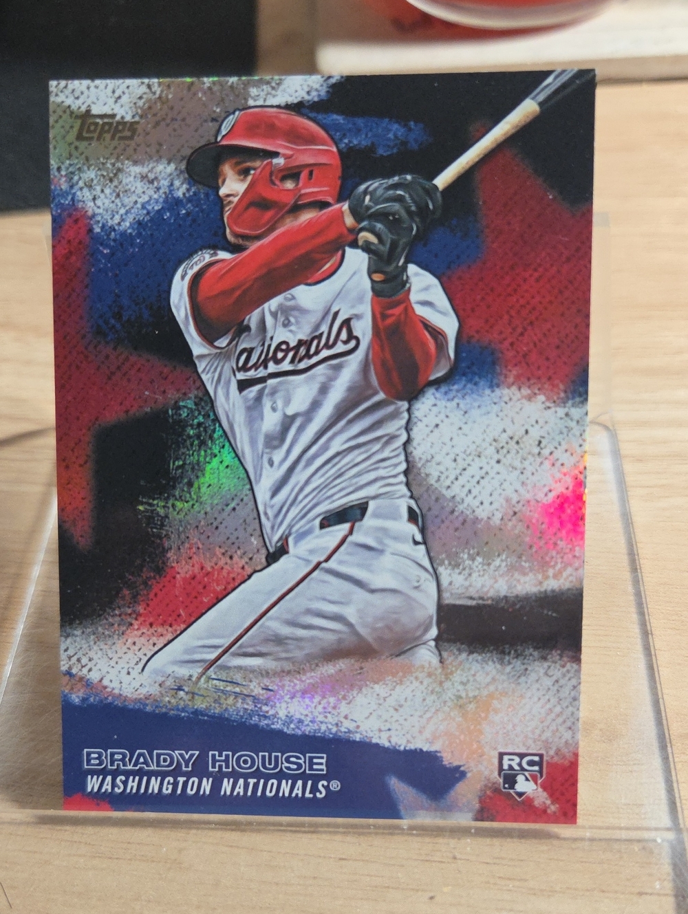 Topps Brady House Washington Nationals Card - Red, White & Blue